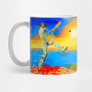 World Cup Cricket Batsman Mug